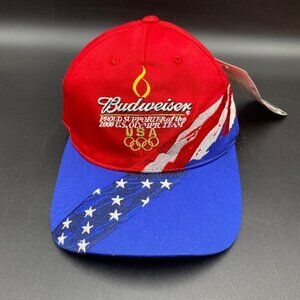 Chase Authentics Nascar Budweiser Dale Jr. 2000 Red White Blue Adjustable Hat